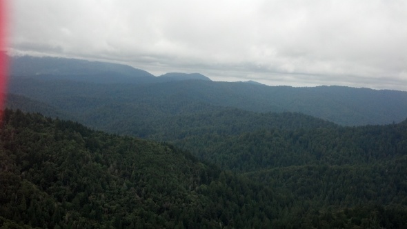 View from Castle Rock Hike in the Santa Cruz Mountains